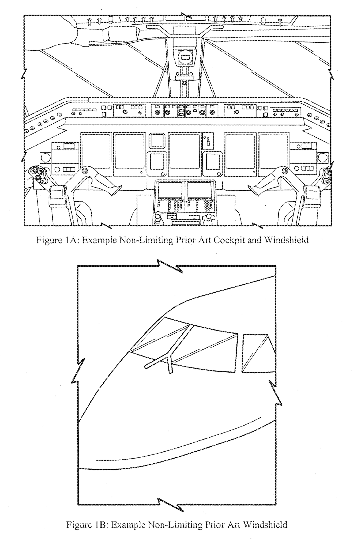 Virtual window for aircraft