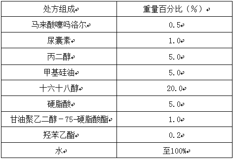 A pharmaceutical composition for external use