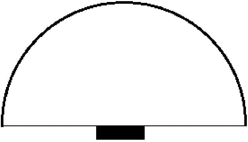 Hemispheric lens matrix terahertz wave source with novel material structure