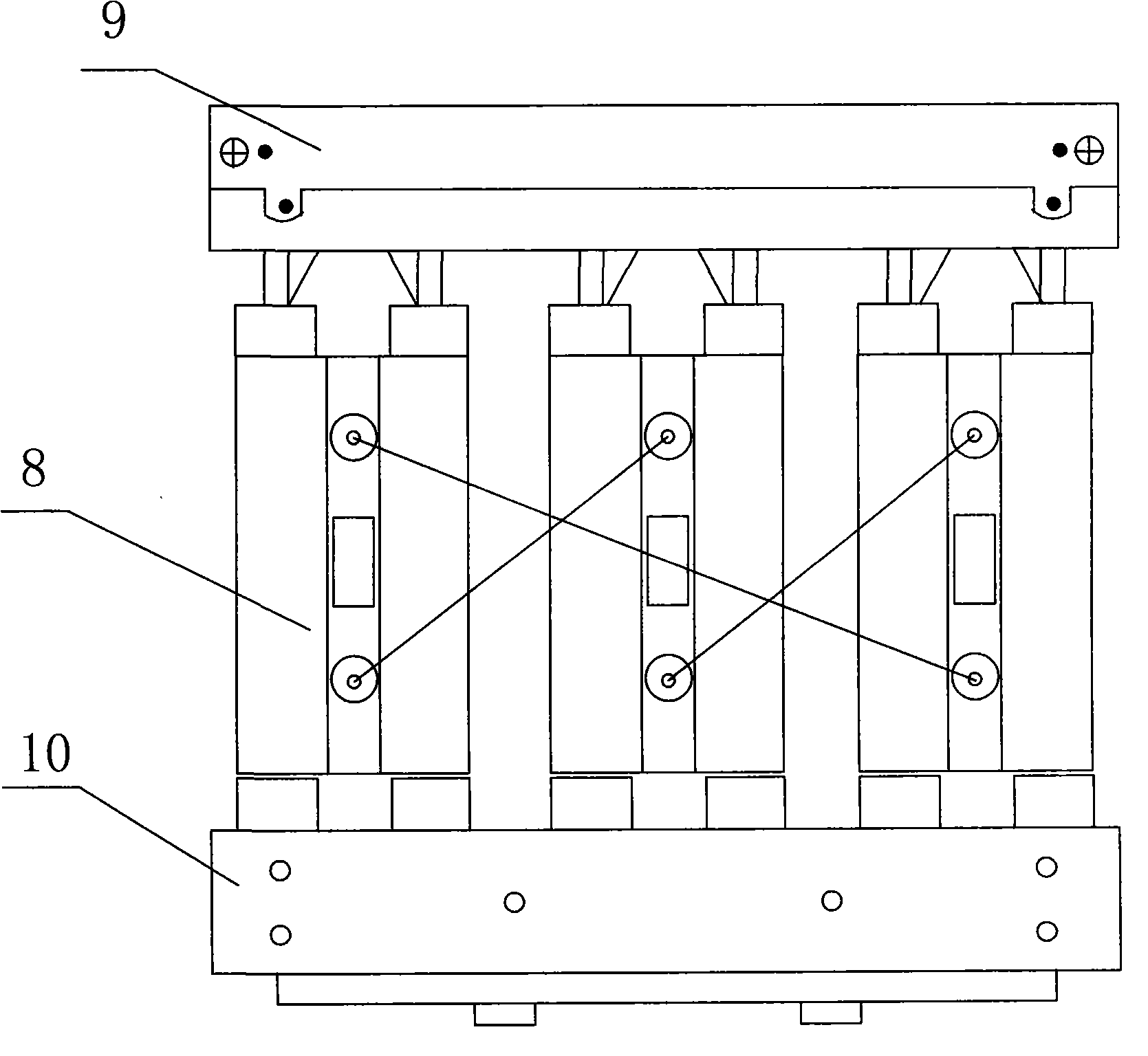 Epoxy cast dry transformer