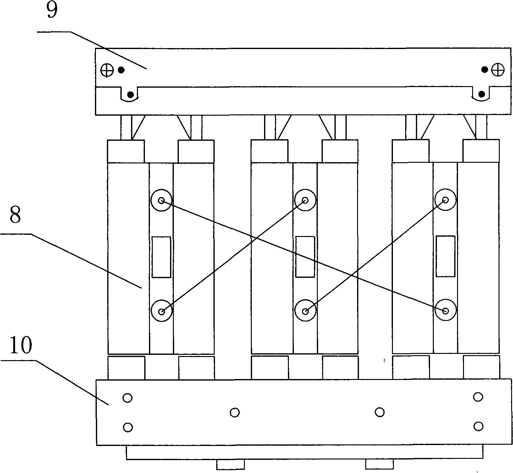 Epoxy cast dry transformer