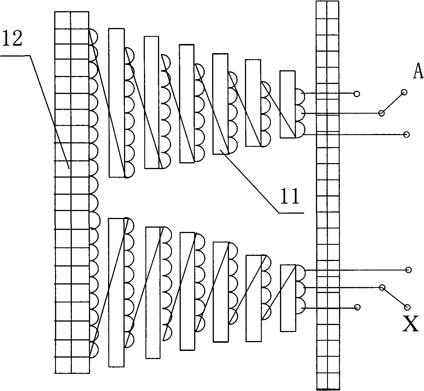 Epoxy cast dry transformer