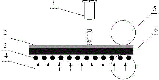 Double-physical-field-assisted single-face laminated metal composite plate manufacturing method