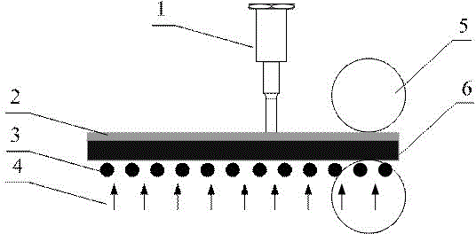 Double-physical-field-assisted single-face laminated metal composite plate manufacturing method