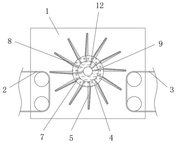 Overturning device and overturning method for fragile slices