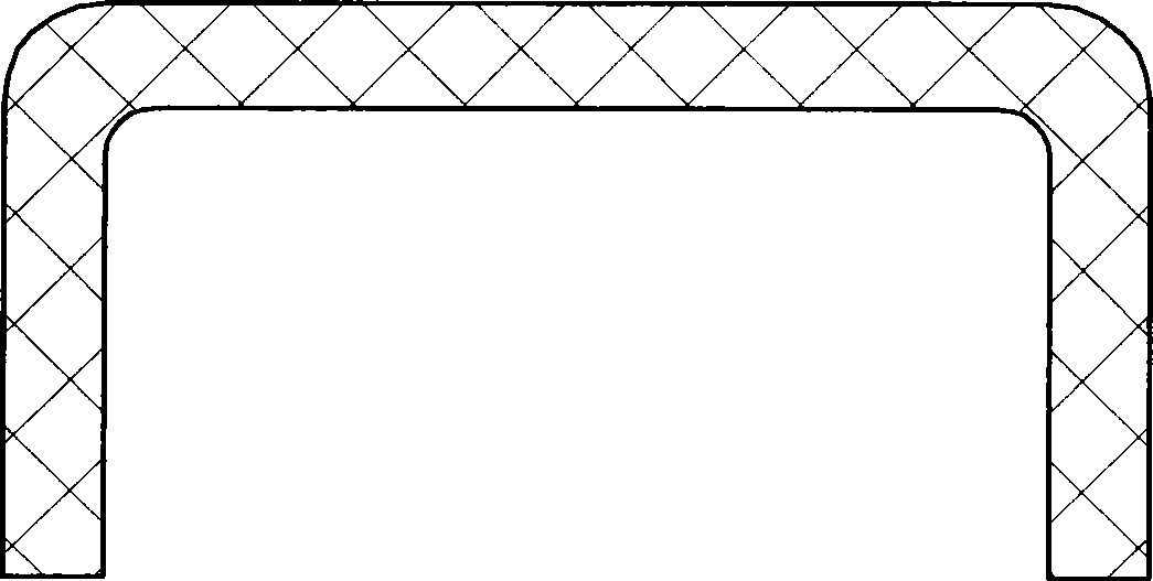 Curing formation method for non-flat plate composite product and shaping mould