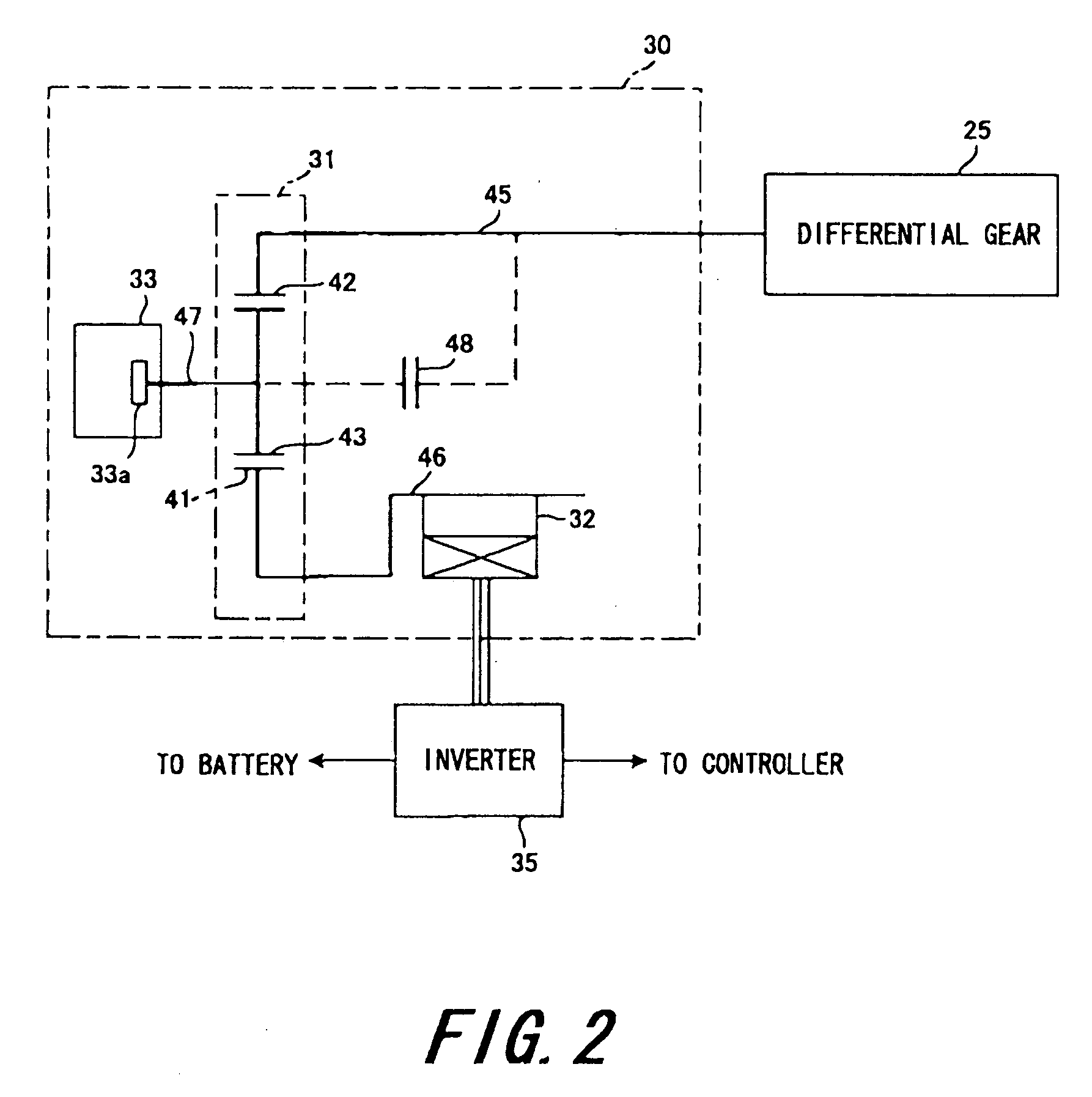 Power train system for vehicle