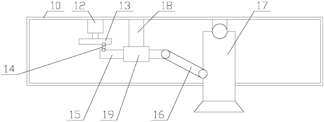 Automatic security robot with cleaning and height adjustment functions