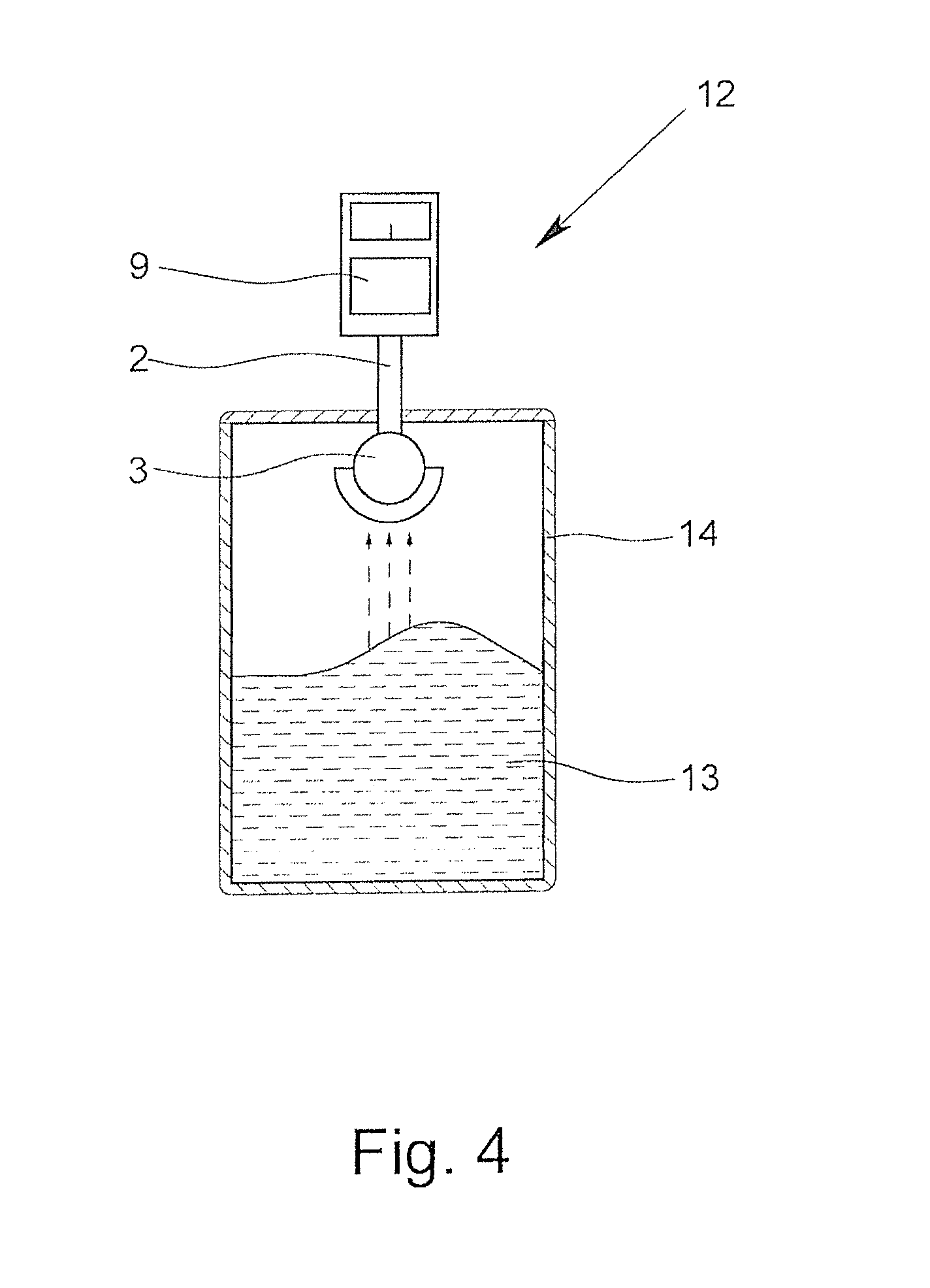 Dielectric antenna and fill level sensor using the radar principle