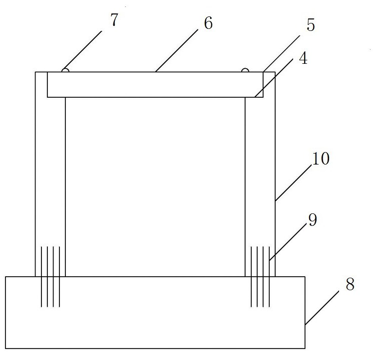 Cover plate culvert structure of high-earthing spoil disposal site and construction method thereof