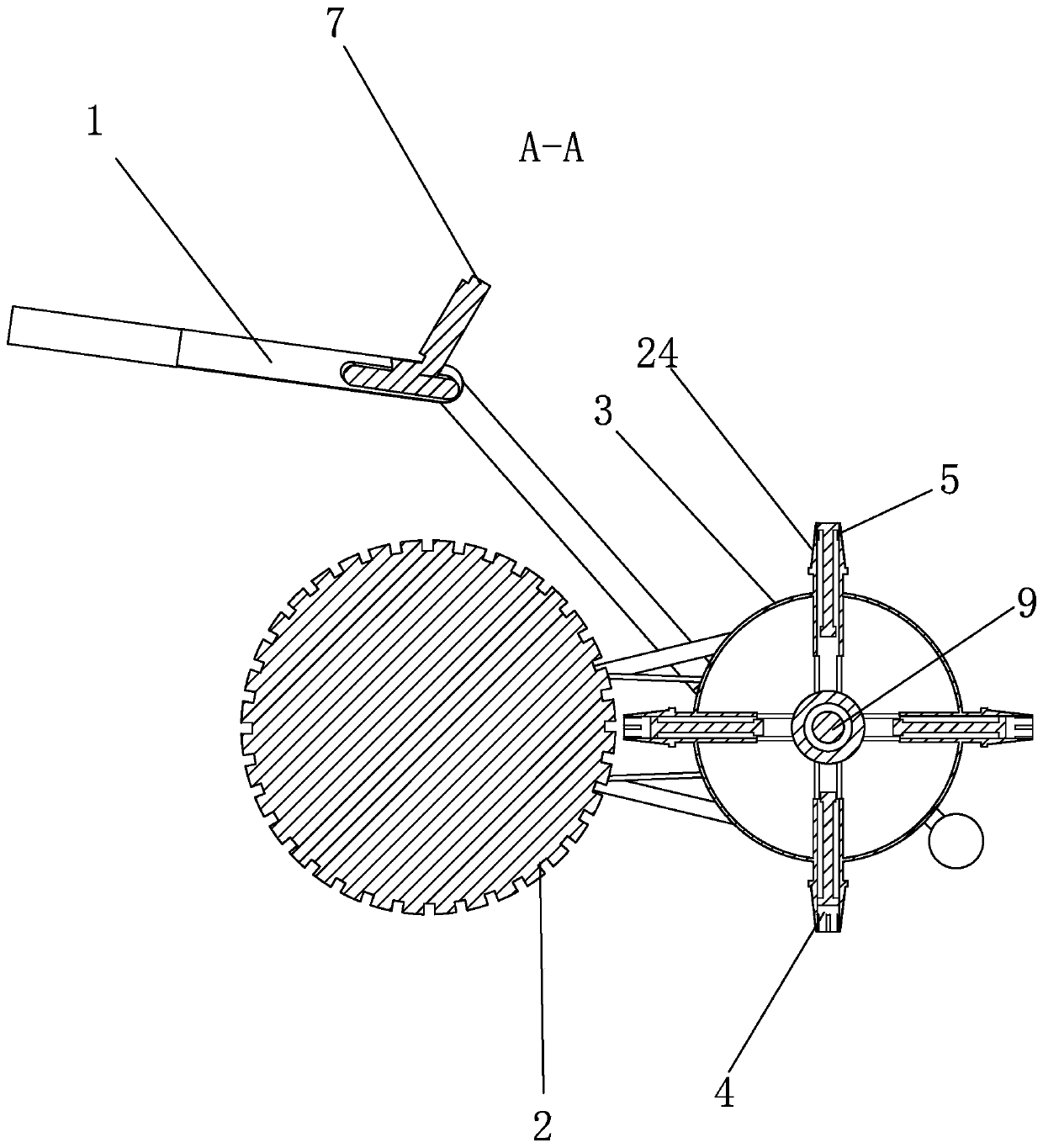 Simple organic fertilizer nutrient detection technical device