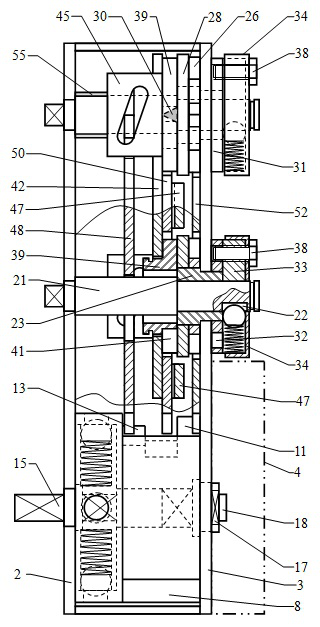 Detachable mechanical combination lock