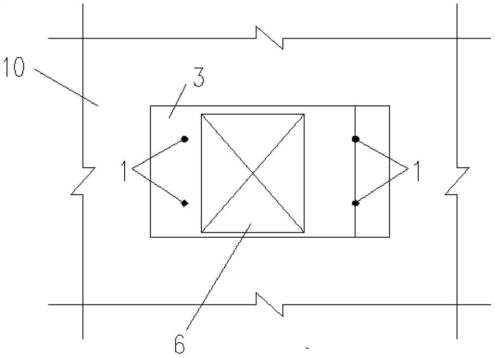 A separate box-type parking guide signboard structure