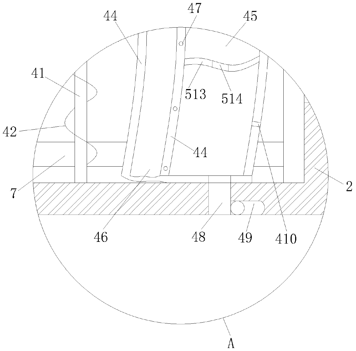 LED display screen module with temperature self-detection and deformation heat dissipation functions