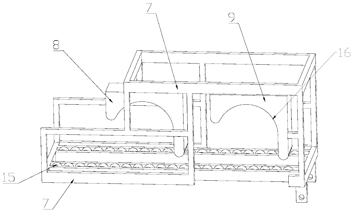 Cutting machine tool of steel drum cutting and dumping assembly line