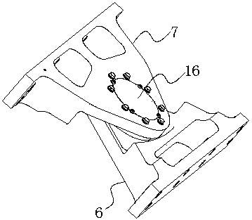 A service life testing method for metal joint bearings in fixed hinges of low-floor vehicles