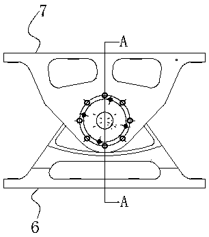 A service life testing method for metal joint bearings in fixed hinges of low-floor vehicles