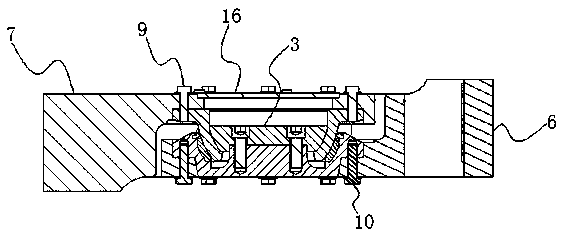 A service life testing method for metal joint bearings in fixed hinges of low-floor vehicles