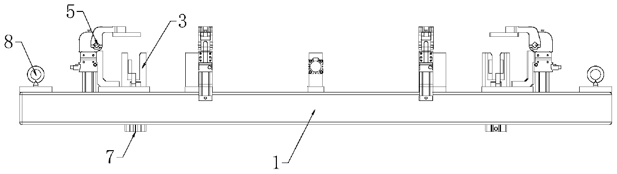 A precision welding tool for battery tray side beams