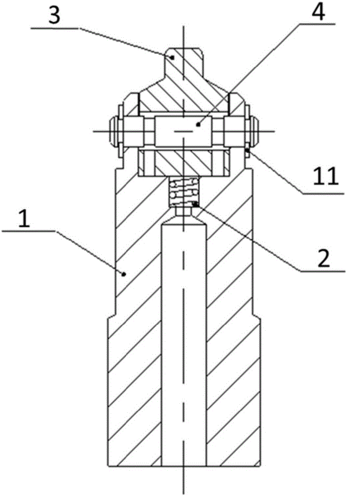 Blank locating detection device