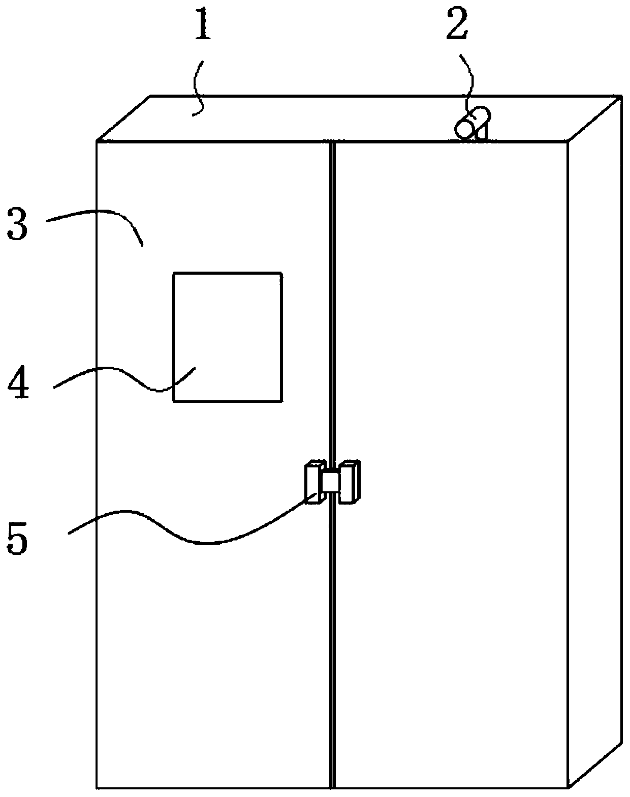 File cabinet monitoring device for file management