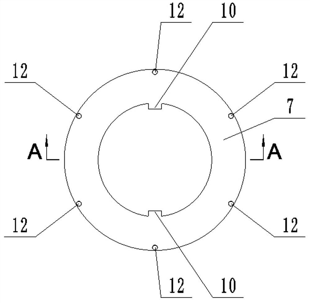 Ultrasonic amplitude-change pole with frequency modulation sucker