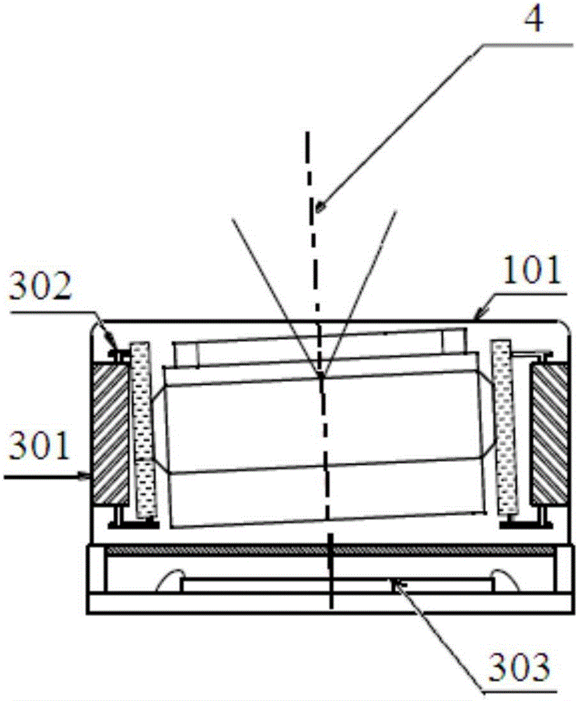 Miniature anti-shake iris recognition module set and terminal device