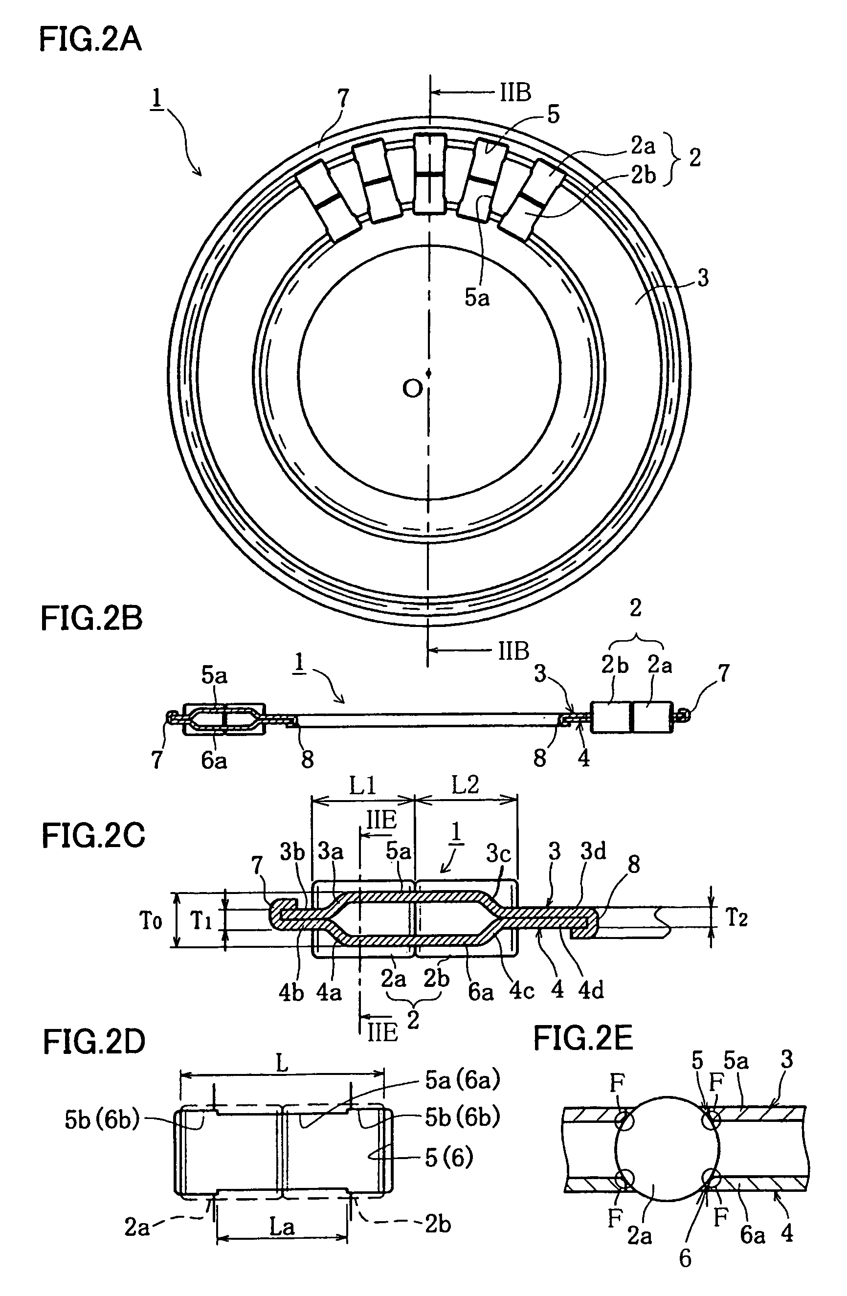 Support structure carrying thrust load of transmission, method of manufacturing thereof and thrust needle roller bearing