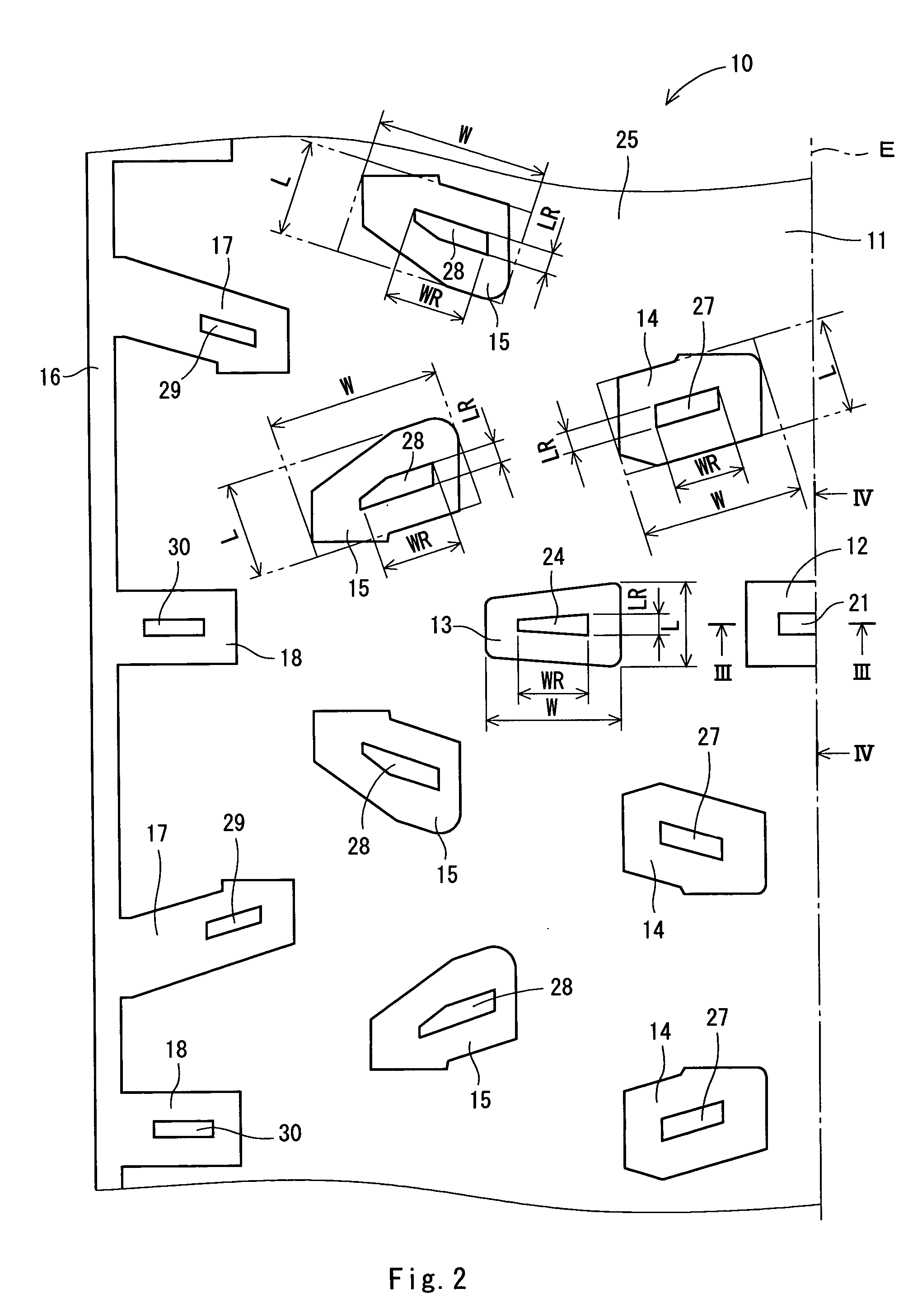 Low internal pressure pneumatic tire