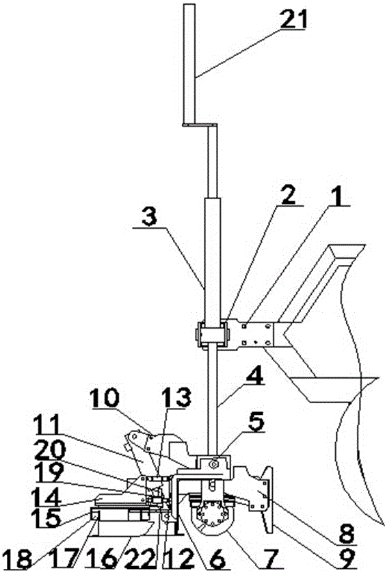 Self-adjusting leveling work head for laser leveling machine