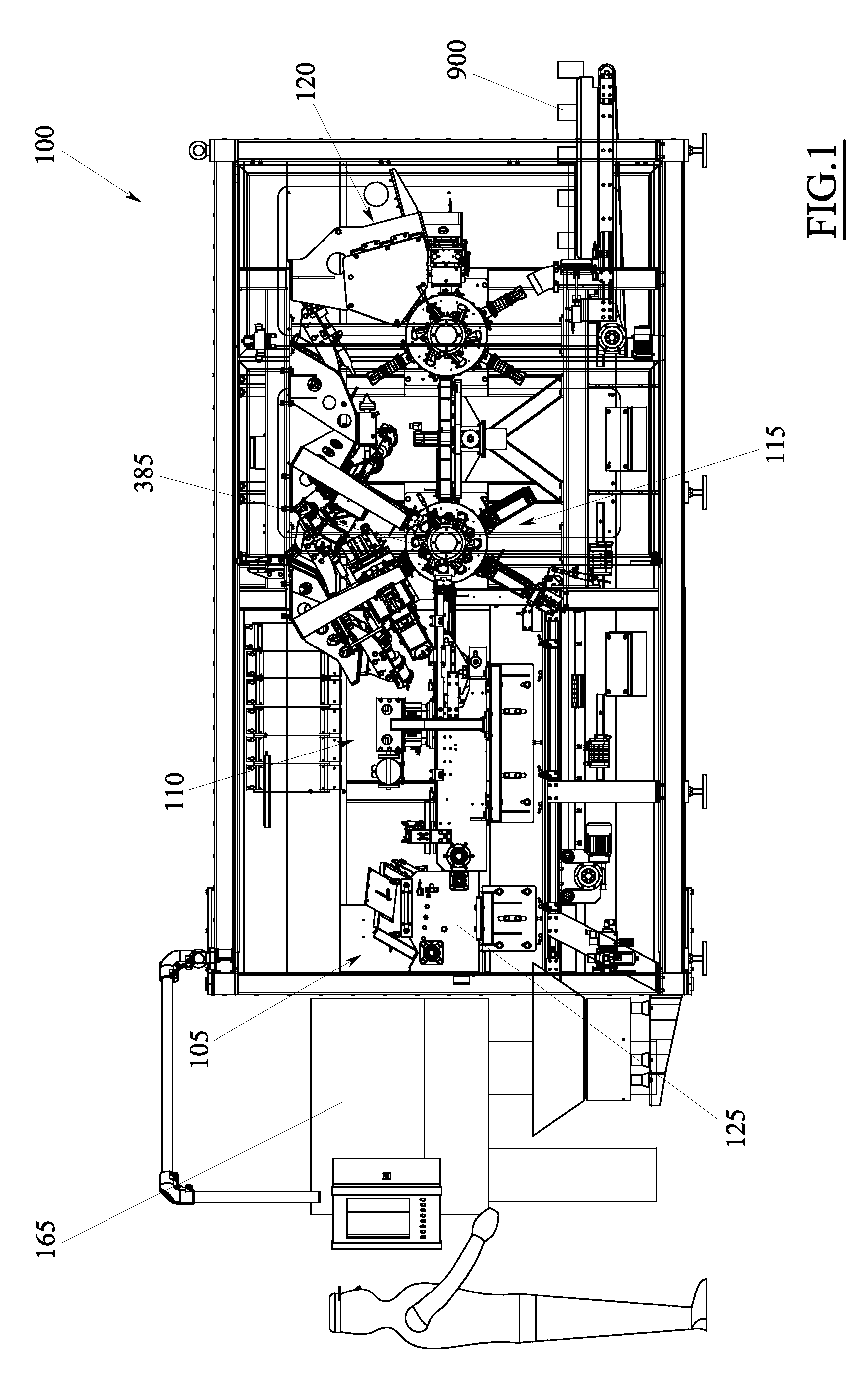 Method and a machine for manufacturing containers