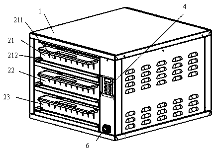 A kind of food insulation cabinet