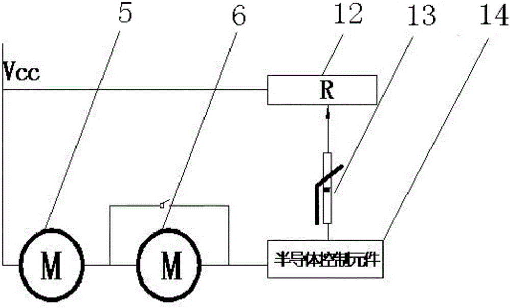 Explosion prevention and noise elimination integrated intelligent speed regulating local fan