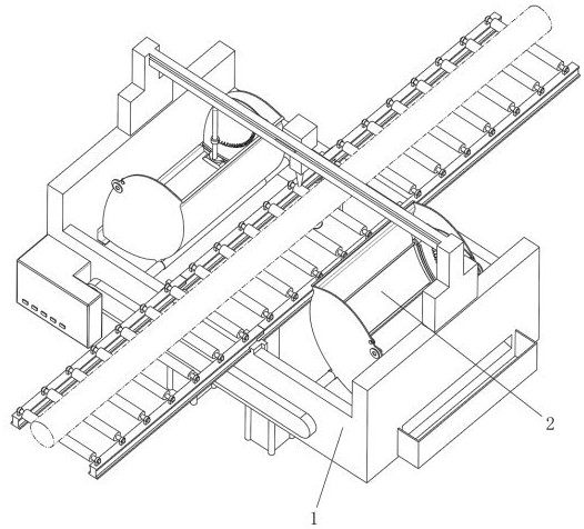 Energy-saving cutting device for continuous casting billet cutting