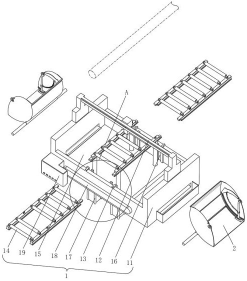 Energy-saving cutting device for continuous casting billet cutting