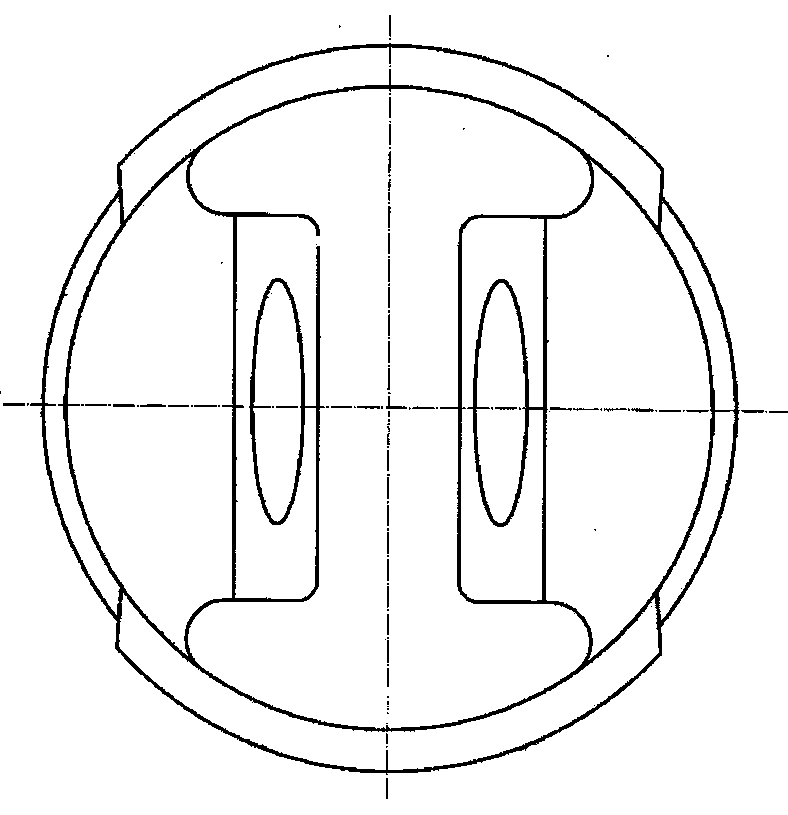 Method for casting copper sleeve and piston into whole