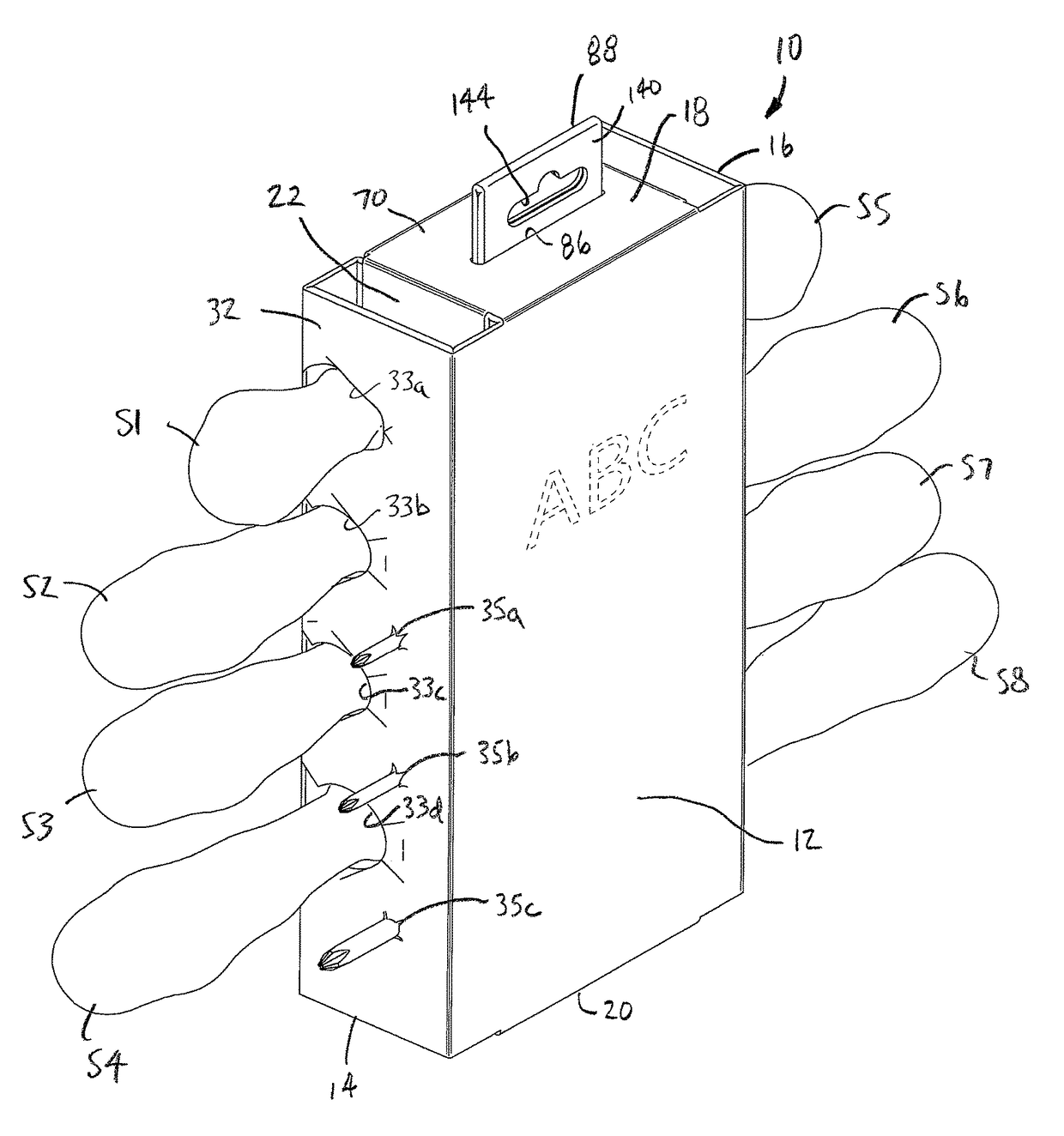 Paperboard package