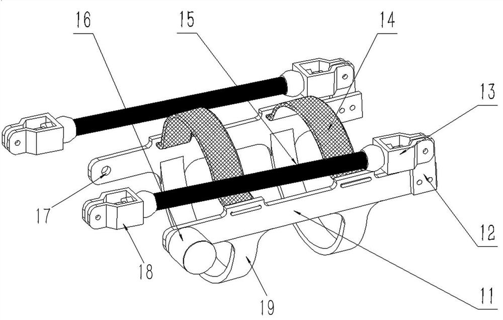 Exoskeleton wearable upper limb rehabilitation training mechanism