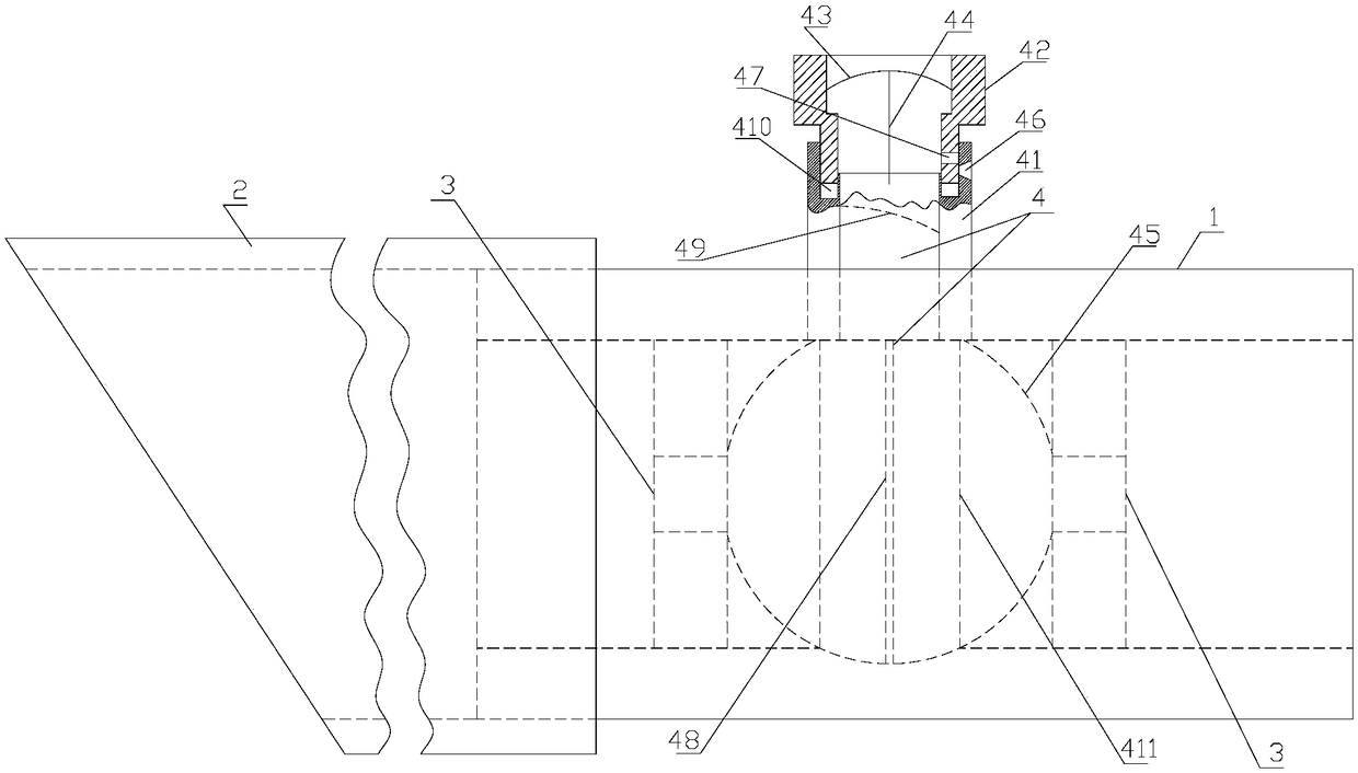 Double-sealing automatic folding air bag valve mechanism