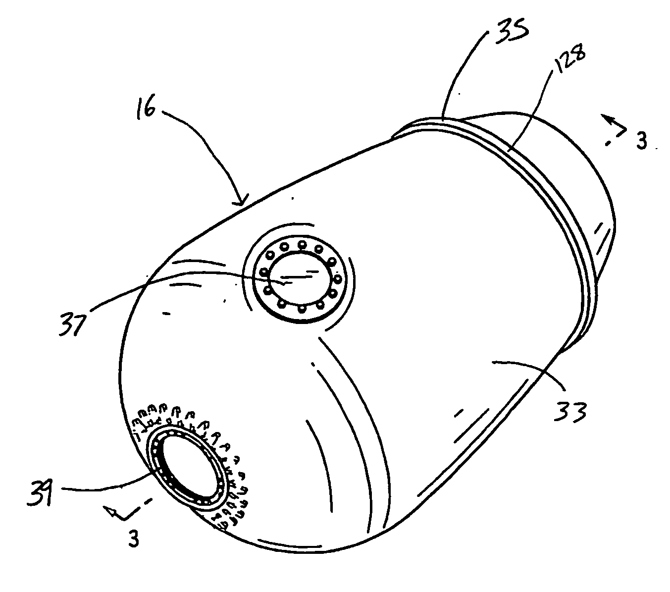 Mixing drum drive ring