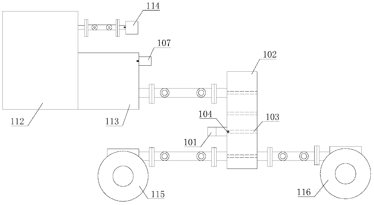 Steering system and crane