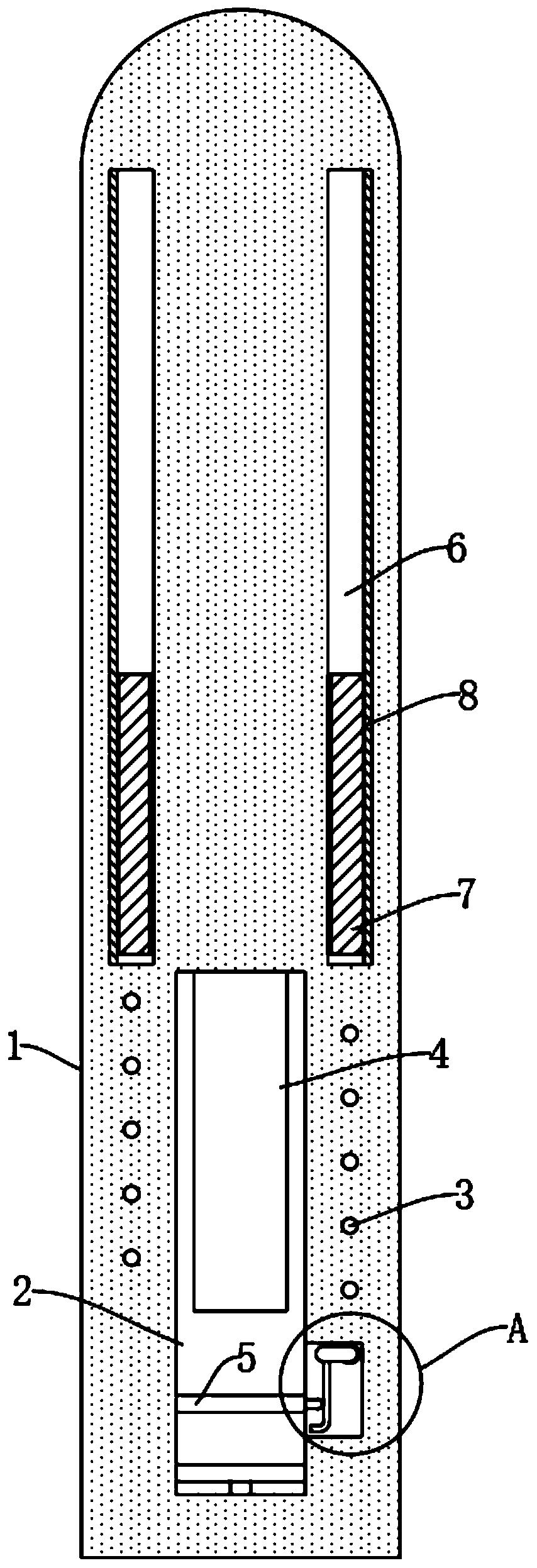 Mobile phone lithium ion battery suitable for low-temperature environment