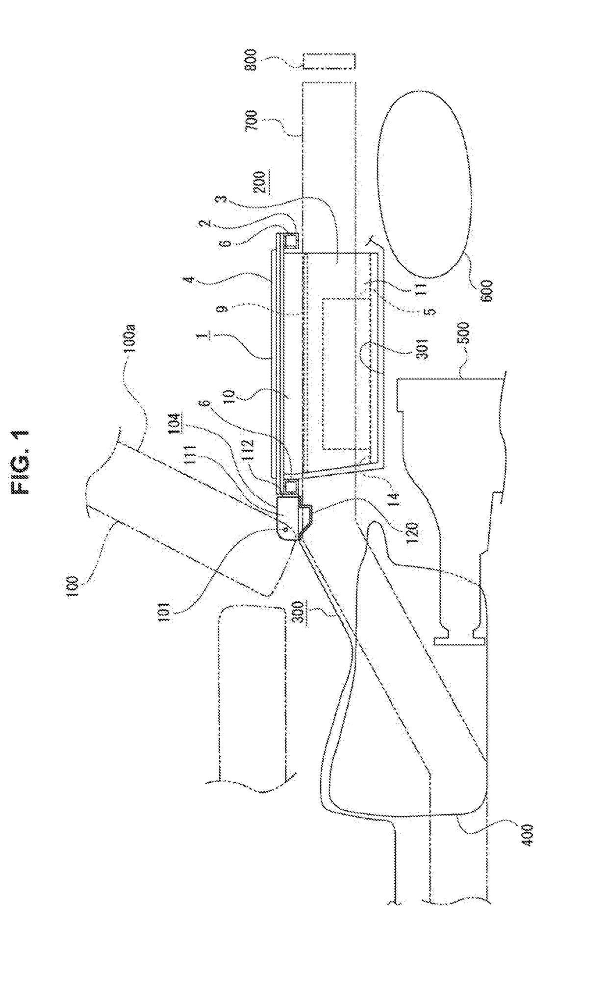 Vehicle body structure and onboard battery for vehicle