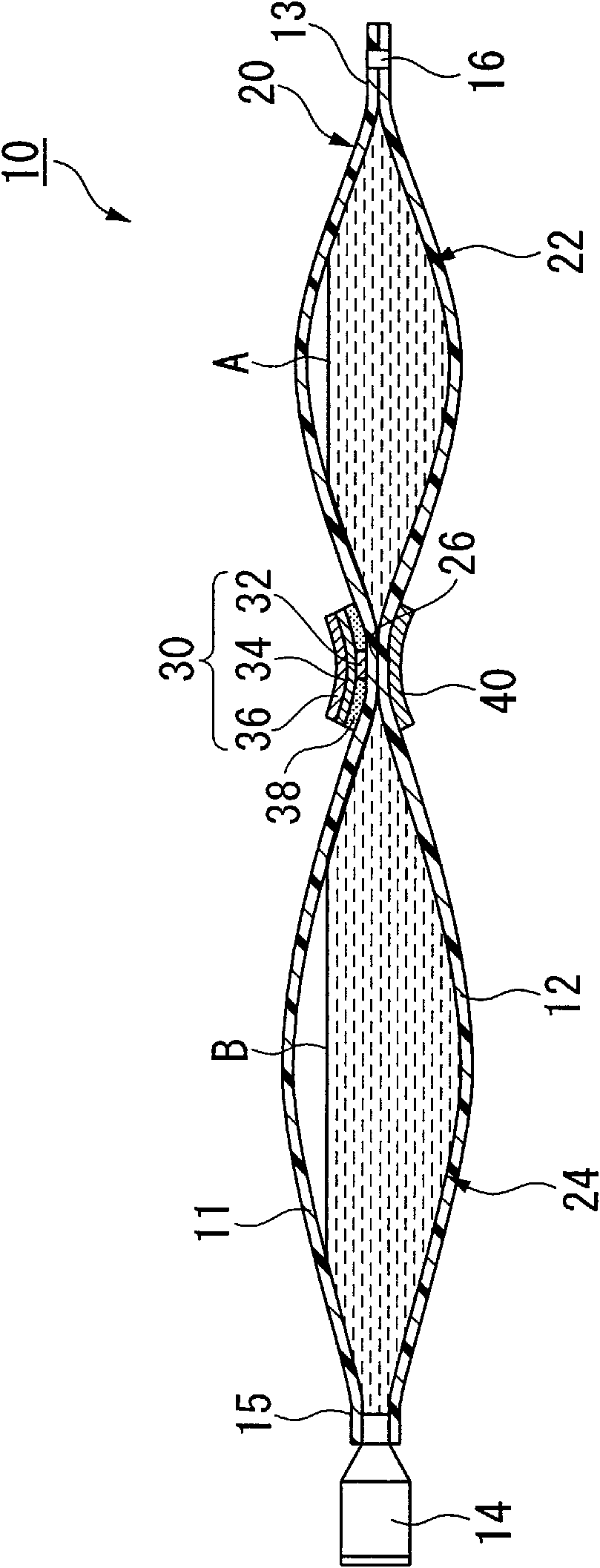 Medical multi-chamber container, method for recognizing the mixing of medicaments using same, system for preventing misuse of medical multi-chamber container, and medicaments-containing medical multi-chamber container