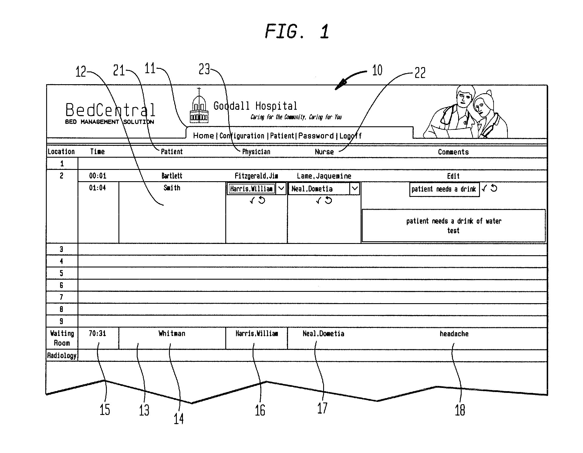 Method And Apparatus For Managing And Locating Hospital Assets, Patients And Personnel