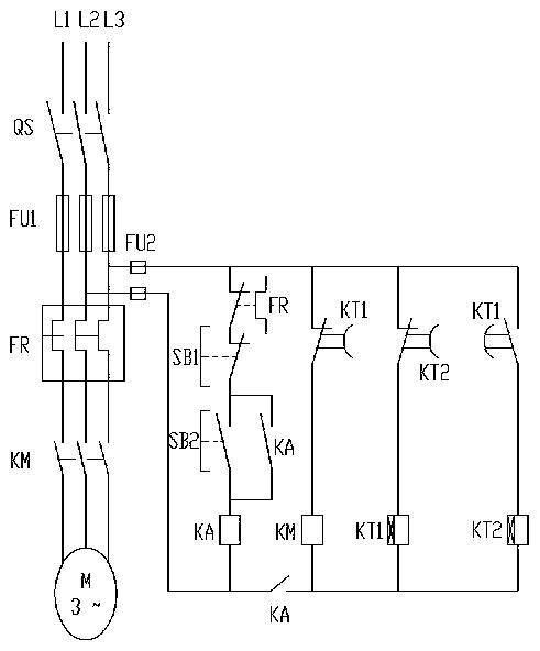 Double-trough automatic material returning device