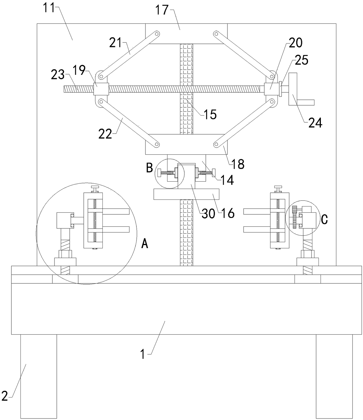 Fire protection pipeline outer wall grinding device