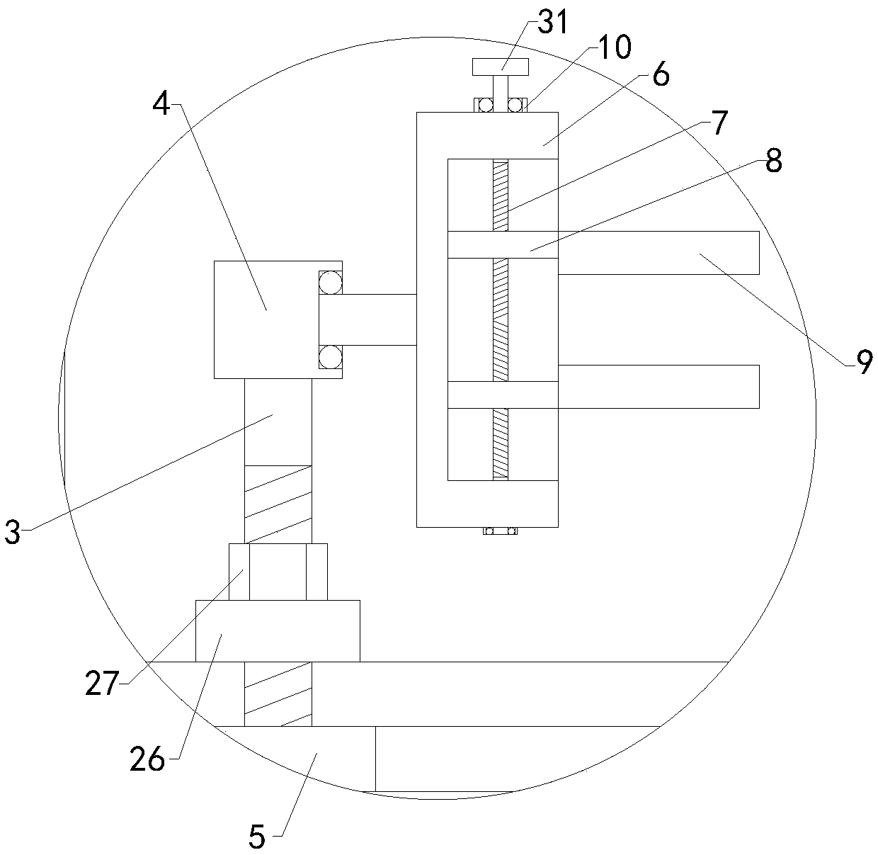 Fire protection pipeline outer wall grinding device