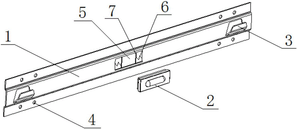 Electric appliance fixing rail