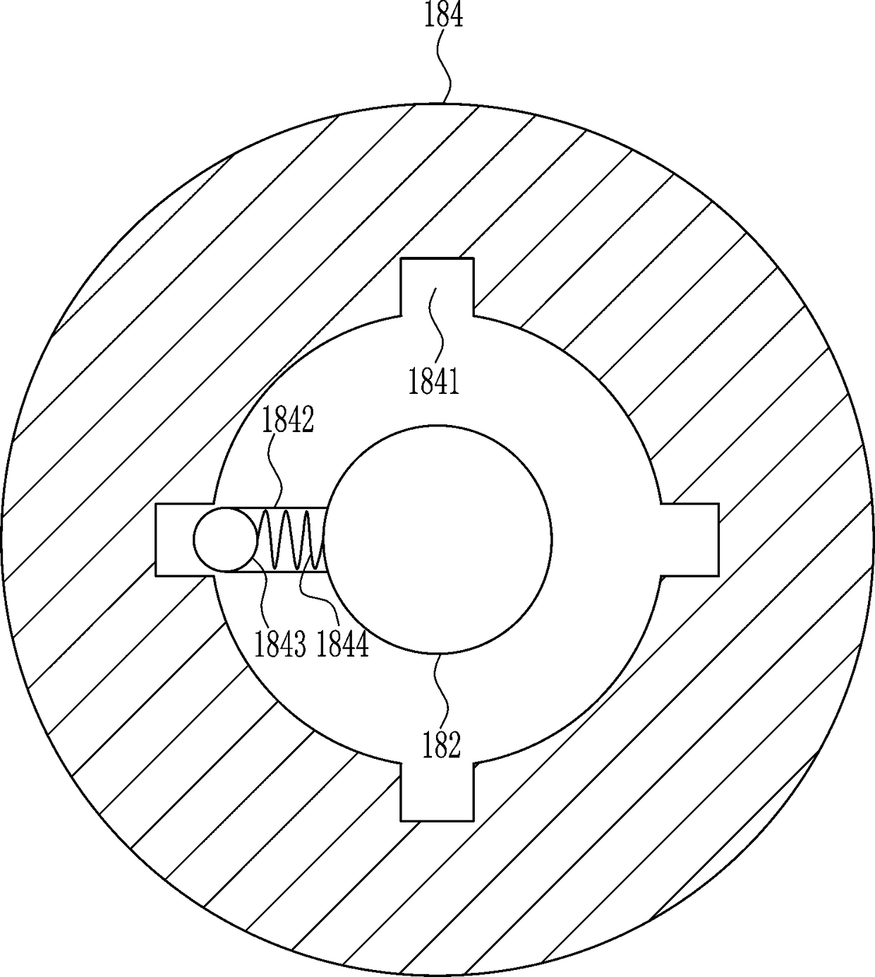 A glass side quick grinding device for a glass factory